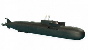 Russian Nuclear submarine K-141 "KURSK" by Zvezda