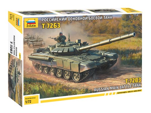Russian main battle tank T-72B3 by Zvezda
