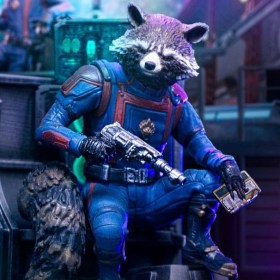 Rocket Racoon Guardians of the Galaxy Vol. 3 Marvel 1/10 Scale Statue by Iron Studios