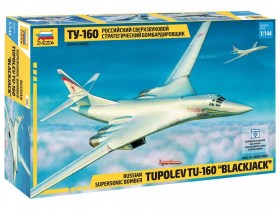 Russian supersonic bomber Tupolev Tu-160 "Blackjack" by Zvezda