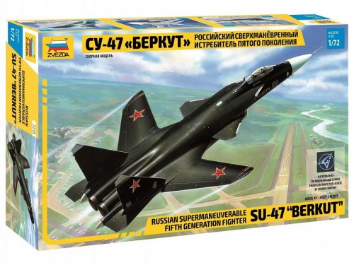 Russian supermaneuverable fifth generation fighter Su-47 "Berkut" by Zvezda