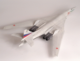 Russian supersonic bomber Tupolev Tu-160 "Blackjack" by Zvezda