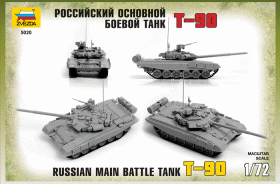 Russian main battle tank T-90 by Zvezda