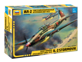 Soviet armored attack aircraft Il-2 Stormovik by Zvezda