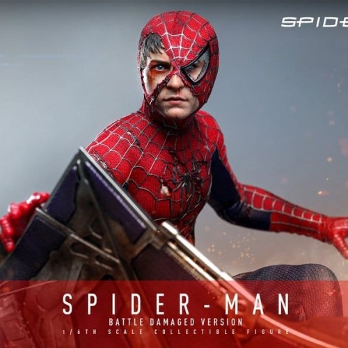 Spider-Man (Battle Damaged Version) 1/6 Action Figure by Hot Toys