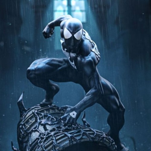 Spider-Man Black Costume Marvel BDS Art 1/10 Scale Statue by Iron Studios