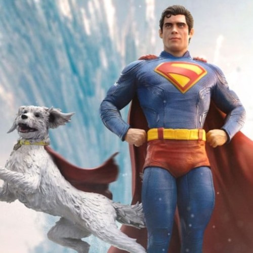 Superman & Krypto Superman Legacy Art 1/10 Scale Statue by Iron Studios