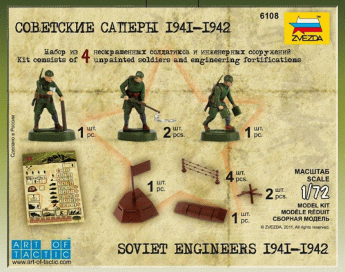 Soviet Engineers 1941-1942 by Zvezda