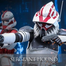 Sergeant Hound Star Wars The Clone Wars 1/6 Action Figure by Hot Toys