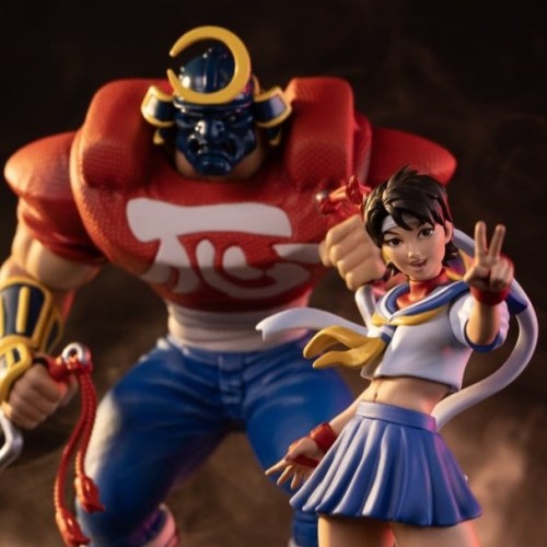 Sakura & Sodom Street Fighter Street Jam 1/10 Statues by PCS