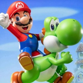 Mario & Yoshi Exclusive Edition Super Mario Statue by First 4 Figures