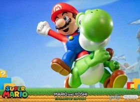 Mario & Yoshi Exclusive Edition Super Mario Statue by First 4 Figures