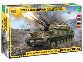 Soviet self-propelled anti-aircraft gun ZSU-23-4 "Shilka" by Zvezda