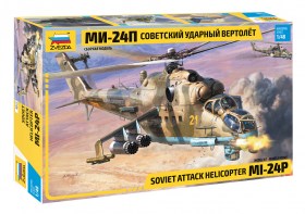 Soviet attack helicopter MI-24P by Zvezda