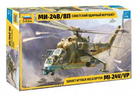 Soviet attack helicopter MI-24 by Zvezda