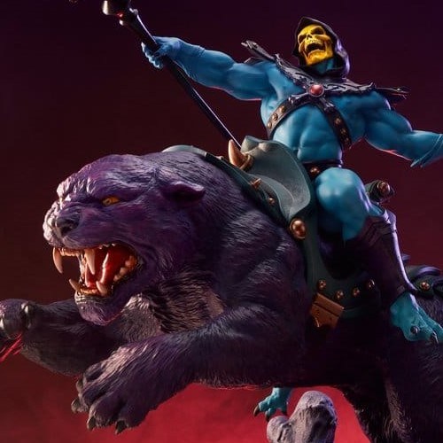 Skeletor & Panthor Masters of the Universe 1/4 Maquette by Tweeterhead