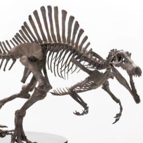 Spinosaurus Skeleton Bronze Jurassic Park III ECC Elite Creature Line 1/24 Statue by ECC