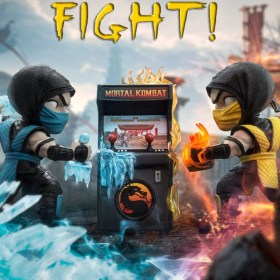 Scorpion vs. Subzero Arcade Set Mortal Kombat Mini Co. PVC Figures by Iron Studios