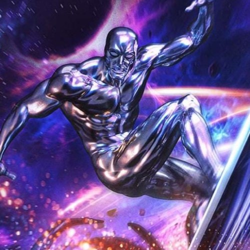 Silver Surfer Deluxe Marvel Comics Infinity Gauntlet Diorama Art 1/10 Scale Statue by Iron Studios