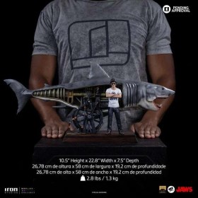 Steven Spielberg Jaws 50th anniversary Deluxe Art 1/10 Scale Statue by Iron Studios