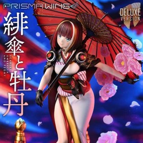 Scarlet Umbrella And Peony Deluxe Original Illustration Prisma Wing PVC 1/7 Statue by Prime 1 Studio