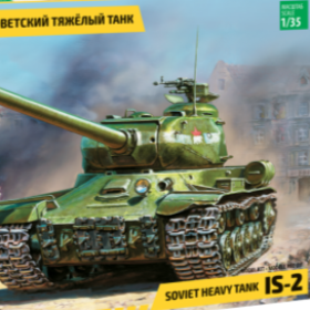 Sovient heavy tank IS-2 by Zvezda