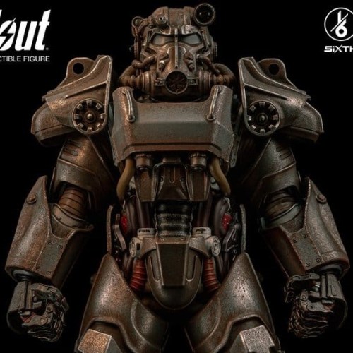T-60 Rust Power Armor Fallout 1/6 Action Figure by ThreeZero