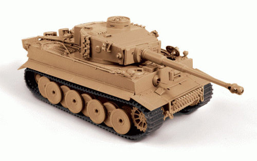 German heavy tank (early production) Tiger I Ausf. E by Zvezda