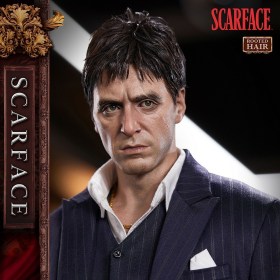 Tony Montana Rooted Hair Version Scarface 1/4 Scale Statue by Blitzway