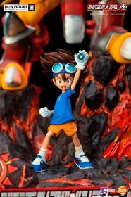 Taichi Yagami & WarGreymon statue by BandaiNamco – Infinity Studio