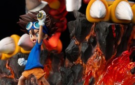 Taichi Yagami & WarGreymon statue by BandaiNamco – Infinity Studio