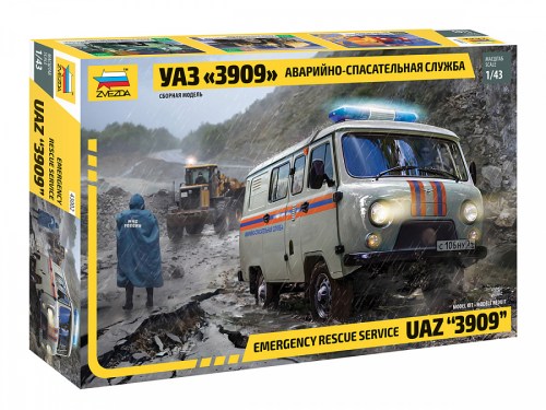 Emergency rescue service UAZ "3909" by Zvezda