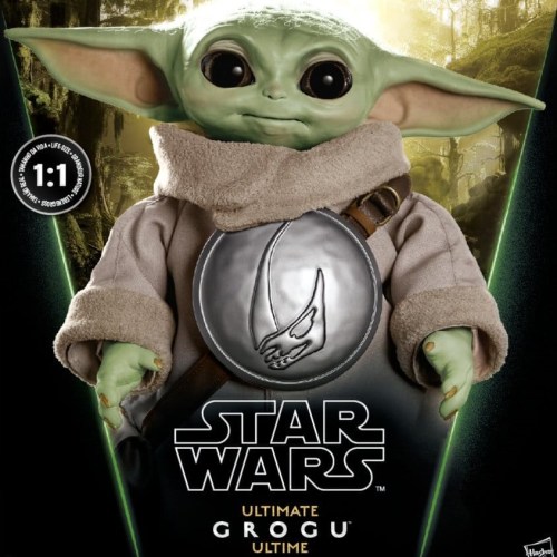 Ultimate Grogu Star Wars Animatronic Life-Size Figure by Hasbro