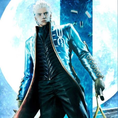 Chibi version of vergil from dmc3