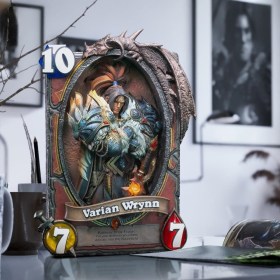 Varian Wrynn Hearthstone Art Statue Frame by Blizzard 