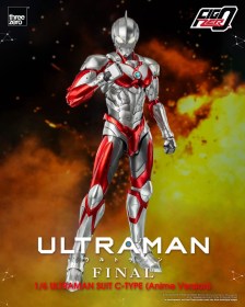 Ultraman Suit C-Type (Anime Version) Ultraman FigZero 1/6 Action Figure by ThreeZero