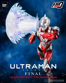 Ultraman Suit C-Type (Anime Version) Ultraman FigZero 1/6 Action Figure by ThreeZero