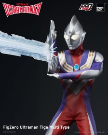 Ultraman Tiga Multi Type Ultraman Tiga FigZero 1/6 Action Figure by Threezero
