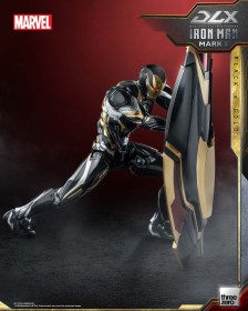 Iron Man Mark 50 (Black X Gold) Infinity Saga DLX 1/12 Action Figure by ThreeZero
