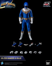 Ranger III Blue Power Rangers Zeo FigZero 1/6 Action Figure by ThreeZero