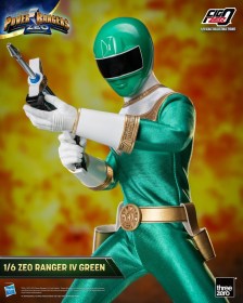 Ranger IV Green Power Rangers Zeo FigZero 1/6 Action Figure by ThreeZero