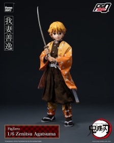 Zenitsu Agatsuma Demon Slayer Kimetsu no Yaiba FigZero 1/6 Action Figure by ThreeZero
