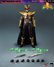 Lord Drakkon Evo III Mighty Morphin Power Rangers Shattered Grid FigZero 1/6 Action Figure by ThreeZero