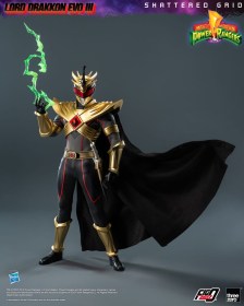 Lord Drakkon Evo III Mighty Morphin Power Rangers Shattered Grid FigZero 1/6 Action Figure by ThreeZero