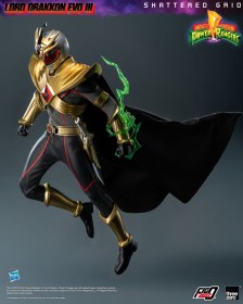 Lord Drakkon Evo III Mighty Morphin Power Rangers Shattered Grid FigZero 1/6 Action Figure by ThreeZero