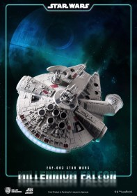 Millennium Falcon Attack Floating Model with Light Up Function Star Wars Egg by Beast Kingdom Toys