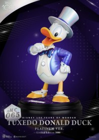 Tuxedo Donald Duck (Platinum Ver.) Disney 100th Master Craft Statue by Beast Kingdom Toys