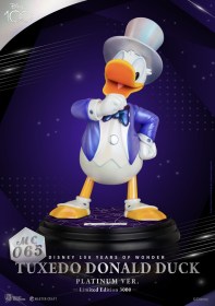 Tuxedo Donald Duck (Platinum Ver.) Disney 100th Master Craft Statue by Beast Kingdom Toys