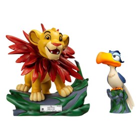 Little Simba & Zazu The Lion King Disney Master Craft Statues 2-Pack by Beast Kingdom Toys