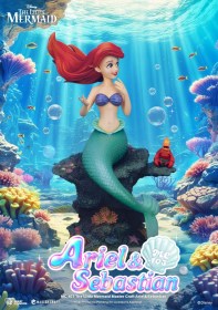 Ariel & Sebastian The Little Mermaid Master Craft Statue by Beast Kingdom Toys